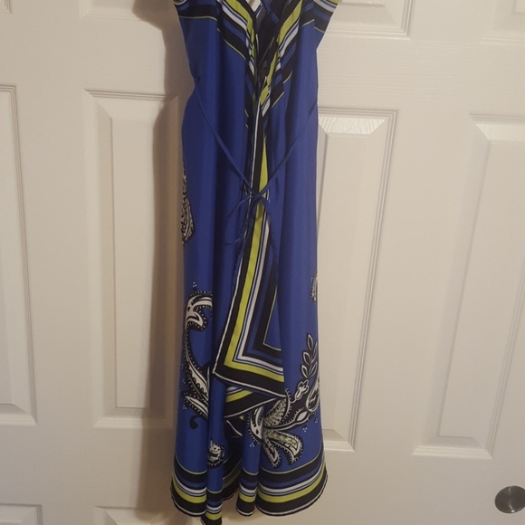 Blue Handkerchief Dress by Mango - Picture 3 of 4